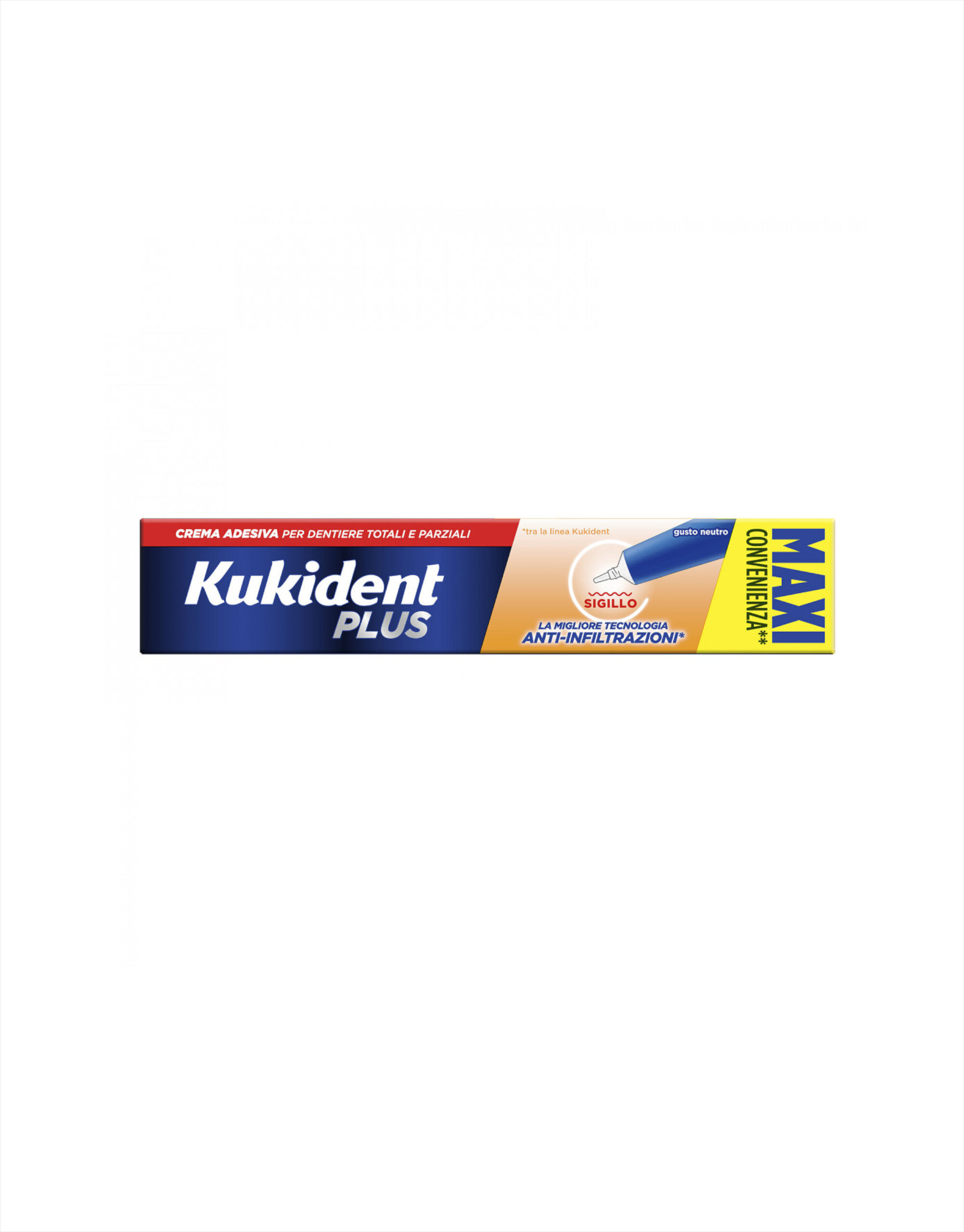 Kukident Plus Sigillo Anti-Infiltrazioni Maxi Convenienza 57 Grammi