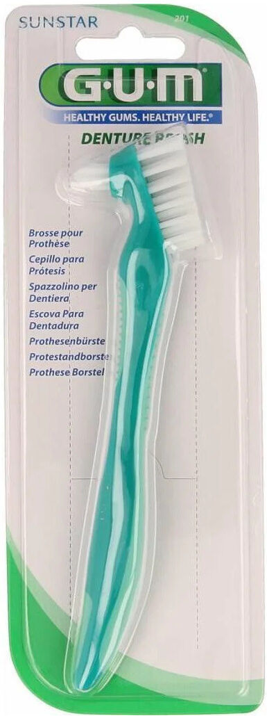 GUM Denture - Spazzolino Protesi Verde