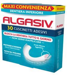 COMBE ITALIA Srl ALGASIV Adesivi per Protesi Inferiore 30 pezzi