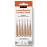 The Humble Co. Humble Interdentale Brush bamboe interdentale borstels maat 1-0,45 mm oranje 4-pack (4 x 6 stuks)