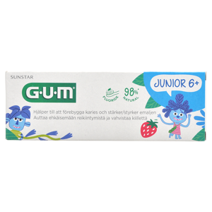 Sunstar GUM GUM Junior 6+ Tannkrem Jordbær - 50 ml