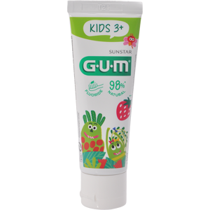 Sunstar GUM GUM Kids Tannkrem Jordbær 2+ År - 50 ml