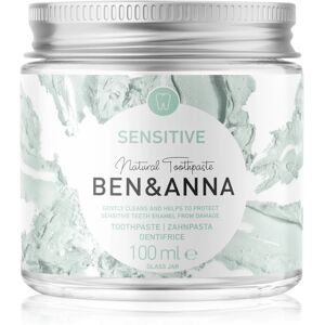 BEN&ANNA Natural Toothpaste Sensitive toothpaste in a glass container for sensitive teeth 100 ml