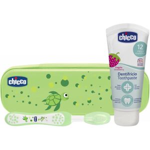 Chicco Always Smiling 12m+ dental care set for children Green 12 m+ 1 pc