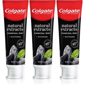 Colgate Natural Extracts Charcoal + White whitening toothpaste with activated charcoal 3 x 75 ml