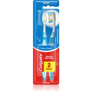 Colgate Extra Clean Medium medium toothbrushes 2 pc