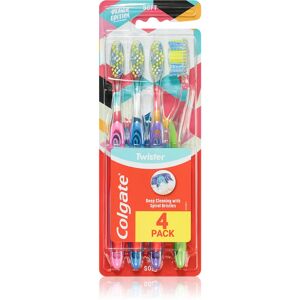 Colgate Twister Design Edition toothbrush 4 pc