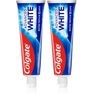 Colgate Advanced White whitening toothpaste for stains on tooth enamel 2x75 ml