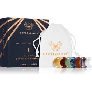 Crystallove Energy Crystals The Seven Chakra Moons massage tool 7 pc