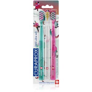 Curaprox Limited Edition Winter Wonderland toothbrushes 5460 Ultra Soft 3 pc
