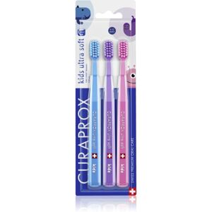 Curaprox 5500 Kids Ultra Soft toothbrush for children 3 pc