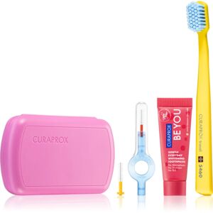 Curaprox Travel Set travel set Pink(for teeth, tongue and gums)