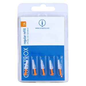 Curaprox Regular Refill CPS 14 spare conical interdental brushes in blister pack CPS 14 1,5 - 5,0 mm 5 pc
