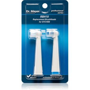 Dr. Mayer RBH10K toothbrush replacement heads white for GTS1050 2 pc