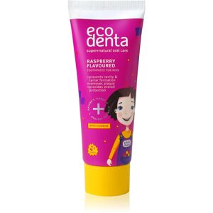 Ecodenta Super + natural toothpaste for kids flavour Raspberry 75 ml