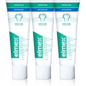 Elmex Sensitive Whitening toothpaste for naturally white teeth 3x75 ml