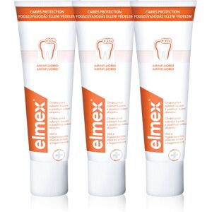 Elmex Caries Protection anti-decay toothpaste with fluoride 3x75 ml