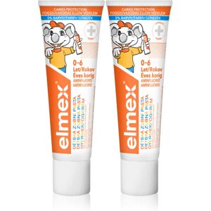 Elmex Caries Protection Kids toothpaste for children 2 x 50 ml