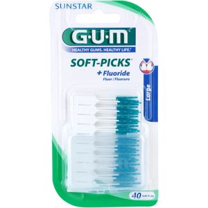 G.U.M Soft-Picks +Fluoride toothpick large 40 pc