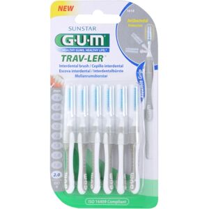 G.U.M Trav-Ler interdental brushes 2,0 mm 6 pc