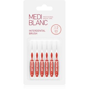 MEDIBLANC Interdental Pick-brush interdental brush 0,5 mm Red 6 pc