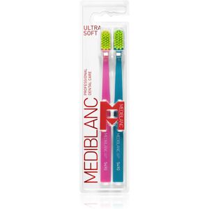 MEDIBLANC 5490 Ultra Soft toothbrushes ultra soft Pink, Blue 2 pc