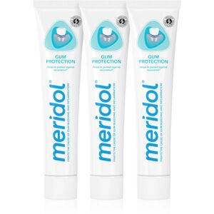 Meridol Gum Protection toothpaste supporting regeneration of irritated gums 3 x 75 ml