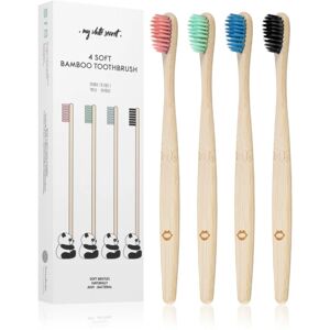 My White Secret Bamboo Toothbrush bamboo toothbrush soft 4 pc