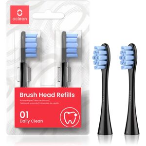 Oclean Brush Head Standard Clean P2S5 toothbrush replacement heads Black 2 pc