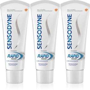 Sensodyne Rapid Whitening whitening toothpaste for sensitive teeth 3x75 ml