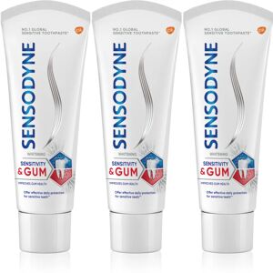 Sensodyne Sensitivity & Gum Whitening whitening toothpaste for protection of teeth and gums 3x75 ml
