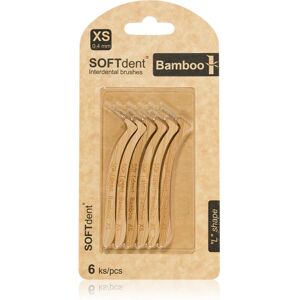 SOFTdent Bamboo Interdental Brushes interdental brushes from bamboo 0,4 mm 6 pc