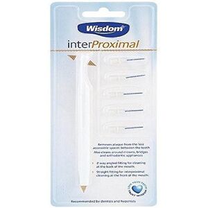 Wisdom Interproximal -  wisdom interproximal brushes interdental 5 pack teeth br