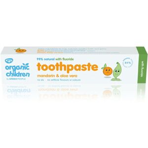 Green People Organic Children Mandarin & Aloe Vera Fluoride Toothpaste