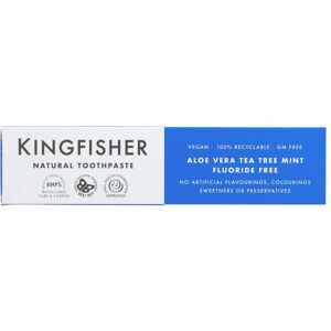 Kingfisher Fluoride-Free Aloe Vera, Tea Tree & Mint Toothpaste - 1