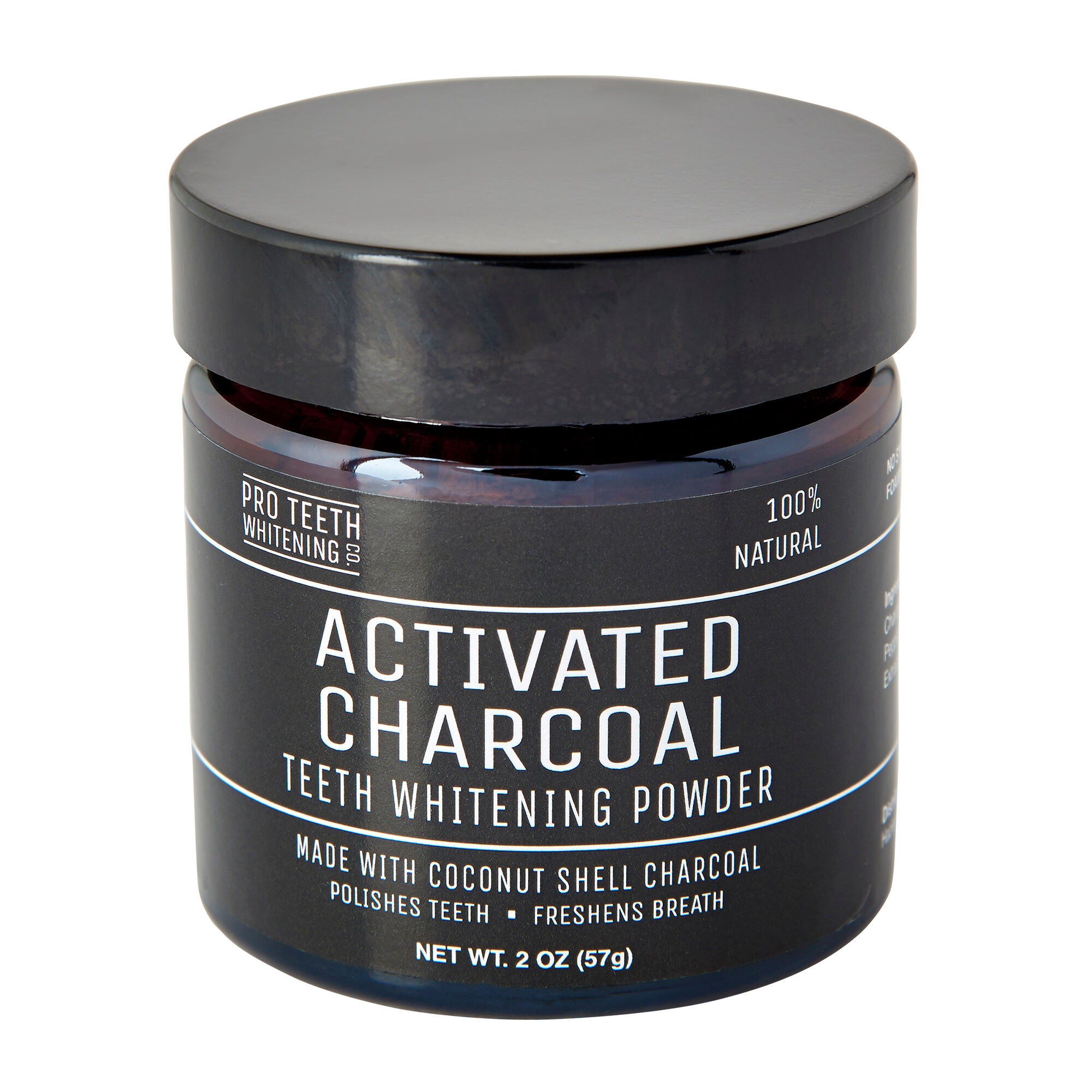 PRO TEETH WHITENING CO. Activated Charcoal Teeth Whitening Powder 60ml