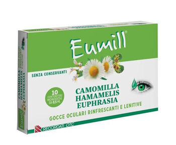 Recordati Spa Eumill Gocce Oculari 10 Flaconcini Monodose 0,5 Ml