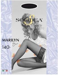 Solidea By Calzificio Pinelli Marilyn 140 Sheer Calza Autoreggente Sabbia 2