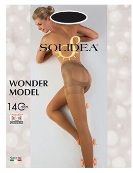 Solidea By Calzificio Pinelli Wonder Model Maman Gestante 140 Opaco Nero L