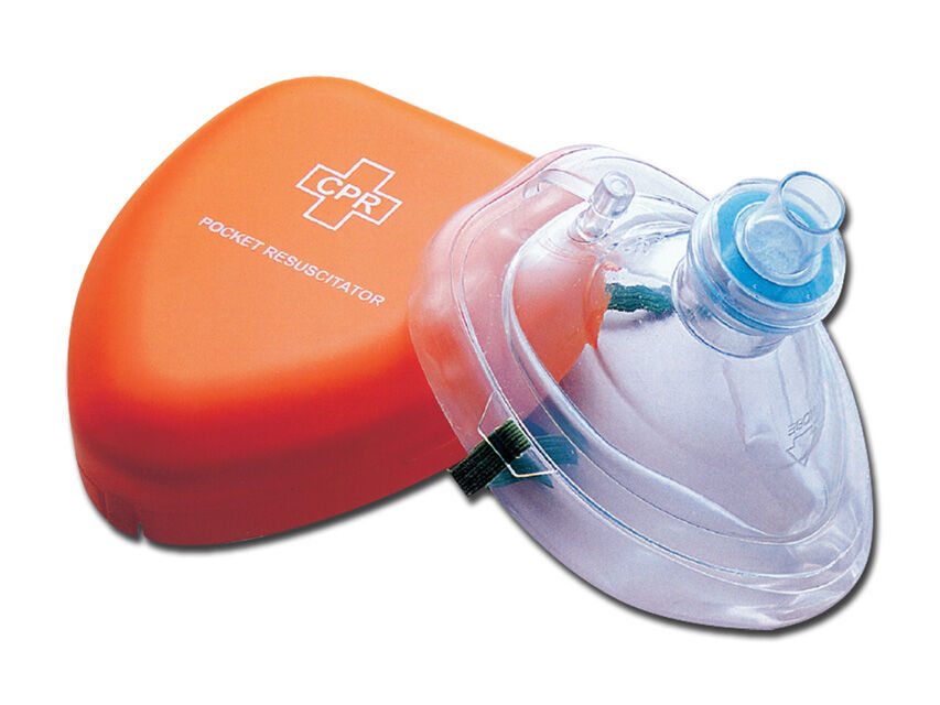 Gima Pocket Mask - Mascherina rianimazione CPR - Arancione