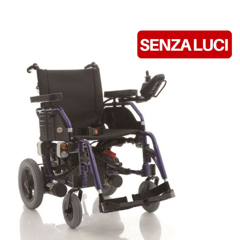 Moretti Carrozzina elettrica pieghevole Escape Dx serie Ardea Mobility ® - Senza luci, con struttura in alluminio