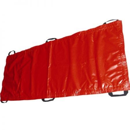 Vincal Telo portaferiti antistrappo in polyestere rivestito di PVC - Con 8 maniglie, impermeabile, sanificabile - Dim 180 x 73 cm