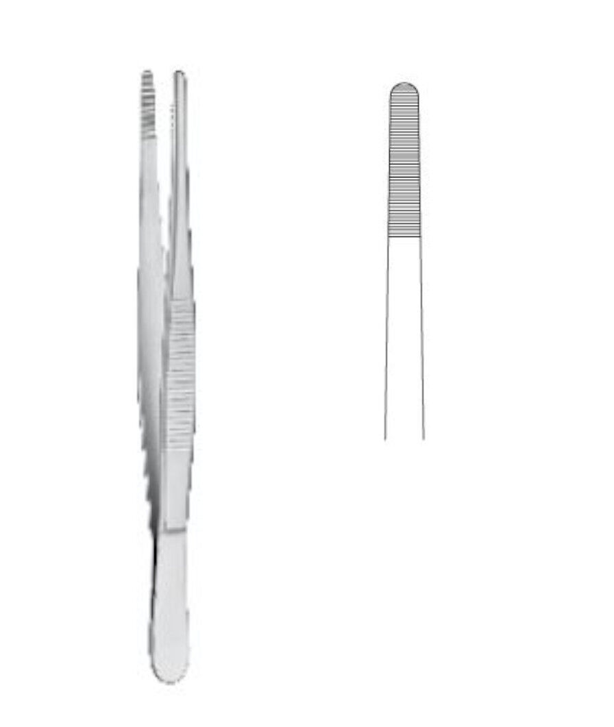 Bob Instruments Pinza anatomica standard retta - 25 cm