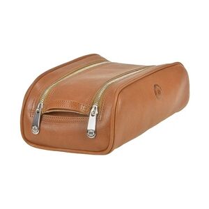 Sonnenleder Kulturbeutel Kulturtasche Leder Kosmetiktasche Toiletry Bag RESCHEN natur braun 830-240-01