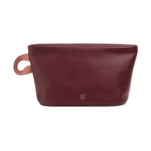 DuDu Fuerteventura Kosmetiktasche Leder 28 cm Pinseltaschen burgundy