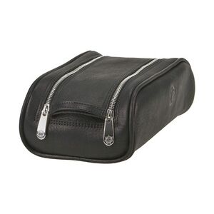 Sonnenleder Kulturbeutel Kulturtasche Leder Kosmetiktasche Toiletry Bag RESCHEN schwarz 830-240-02