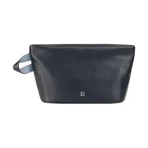 DuDu Fuerteventura Kosmetiktasche Leder 28 cm Pinseltaschen navy