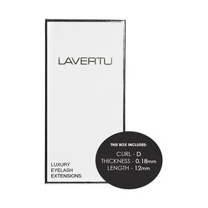 Lavertu Classic 0.18mm D Künstliche Wimpern 12 mm