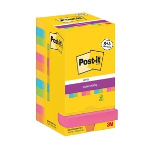 Haftnotiz Super Sticky Notes Promotion Carnival Collection, 76 x 76 mm 12 x 90 Blatt