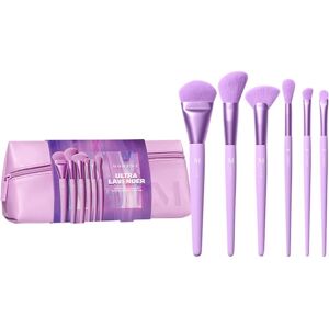 Morphe Pinsel Gesichtspinsel-Sets Ultra Lavender Brush Set L100 Angled Blush & Contour Brush + L101 Undereye Powder Brush + L102 Pointed highlighter Brush + L103 Eyeshadow Sweeper Brush + L200 Flat Crease Brush + L201 Pencil Definer Brush + Ultralavender 